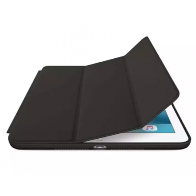 Apple Ipad 9.7 Inch Tablet Leather Smart Flip Case Cover Black Color